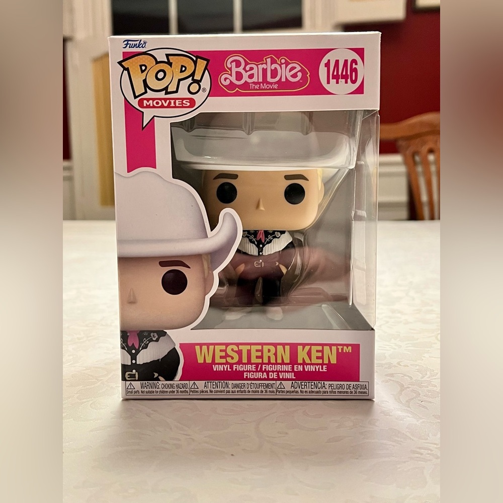 Funko Pop Western Ken with White Hat and Black Shirt
